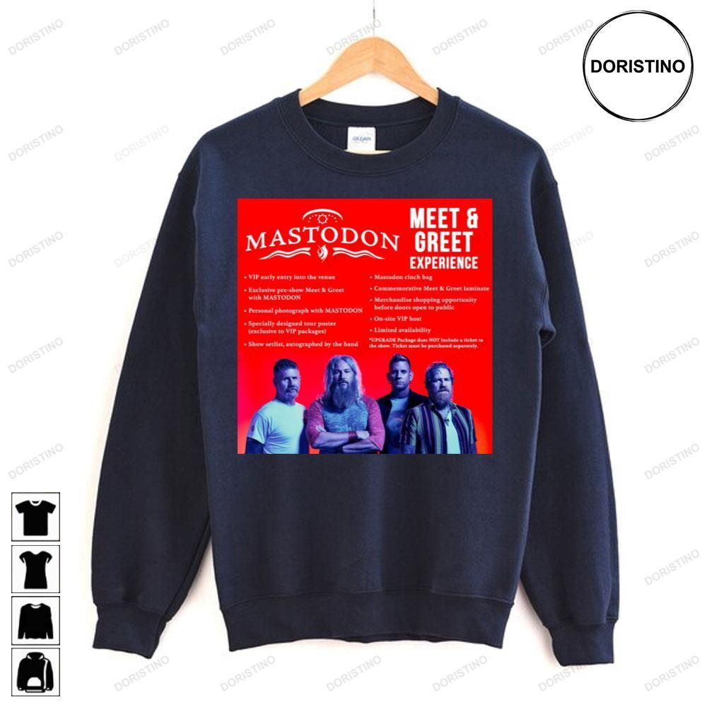 Mastodon Meet And Greet Experience Limited Edition Tshirts